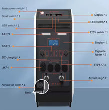 Load image into Gallery viewer, 6000W Portable Solar Power Station - EU Plug Solar Generator